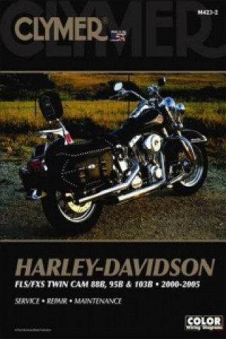 Kniha Clymer Harley-Davidson FLS/FXS 88 James Grooms