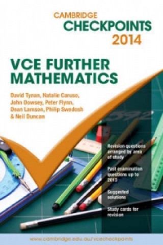 Carte Cambridge Checkpoints VCE Further Mathematics 2014 and Quiz Me More David Tynan