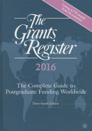 Buch Grants Register 2016 Palgrave Macmillan Ltd