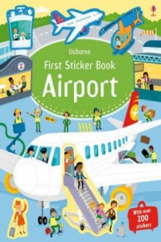 Książka First Sticker Book Airport Sam Smith