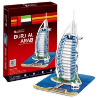 Gra/Zabawka Puzzle 3D Burj Al Arab - 44 dílků 