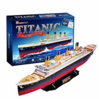 Joc / Jucărie Puzzle 3D Titanic 113 dílků TRIGO CZ