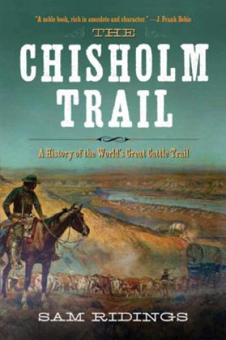 Carte Chisholm Trail Sam P. Ridings