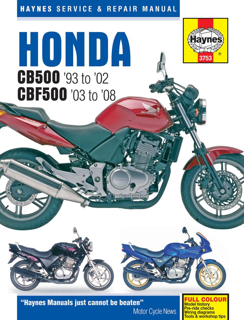 Book Honda CB500 & CBF500 (93 - 08) Haynes Publishing