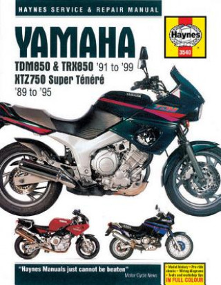 Книга Yamaha TDM850, TRX850 & XTZ750 (89-99) Haynes