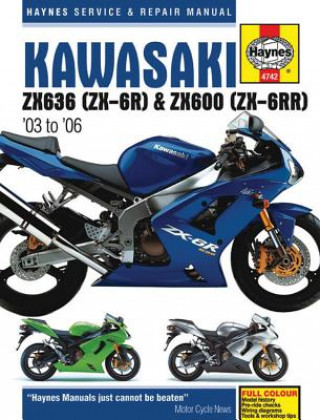 Kniha Kawasaki ZX-6R (03-06) Haynes