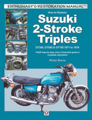Книга How to Restore Suzuki 2-Stroke Triples Ricky Burns