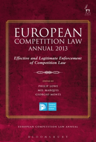 Kniha European Competition Law Annual 2013 Philip Lowe