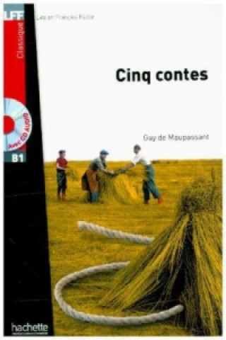 Carte Cinq Contes, m. Audio-CD Guy de Maupassant