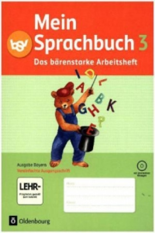 Könyv 3. Jahrgangsstufe, Das bärenstarke Arbeitsheft in Vereinfachter Ausgangsschrift mit CD-ROM Andrea Klug