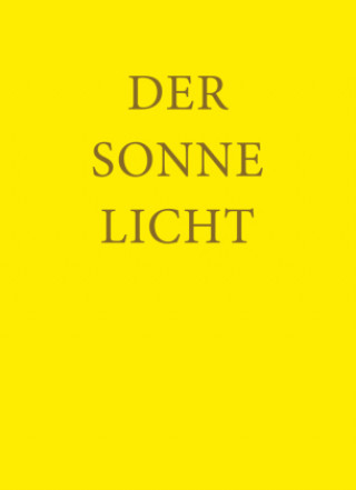 Kniha Der Sonne Licht 