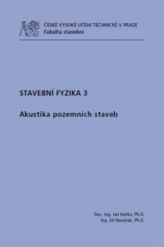 Book Stavební fyzika 3 Jiří Nováček
