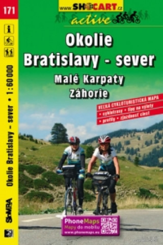 Книга SC 171 Okolie Bratislavy sever, Malé Karpaty 1:60 000 