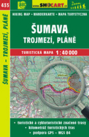 Tiskanica Šumava, Trojmezí, Pláně1:40 000 