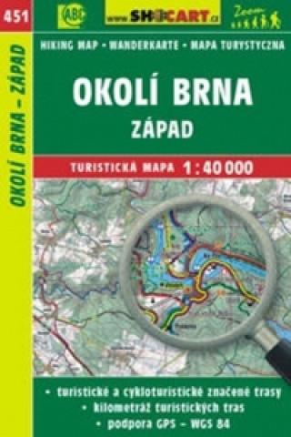 Materiale tipărite Okolí Brna - západ 1:40 000 