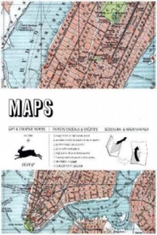 Kniha Maps: Gift and Creative Paper Book Pepin van Roojen