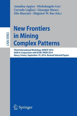 Libro New Frontiers in Mining Complex Patterns Annalisa Appice