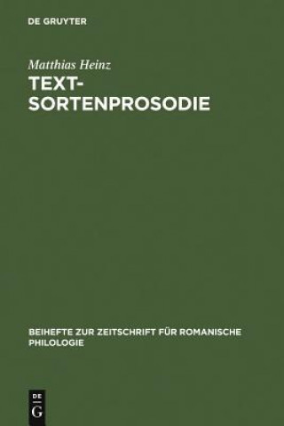 Livre Textsortenprosodie Matthias Heinz