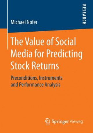 Kniha Value of Social Media for Predicting Stock Returns Michael Nofer