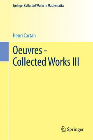 Carte Oeuvres - Collected Works III Henri Cartan