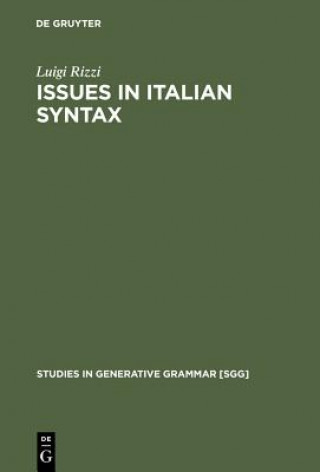 Książka Issues in Italian Syntax Luigi Rizzi