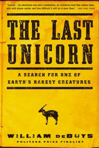 Kniha Last Unicorn William DeBuys