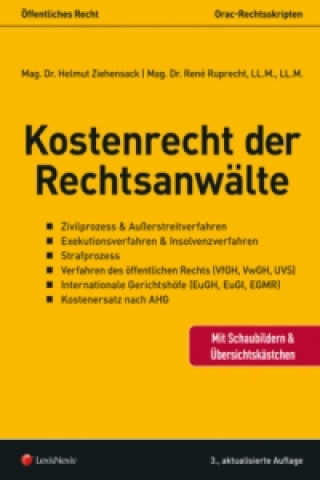 Knjiga Kostenrecht der Rechtsanwälte Helmut Ziehensack