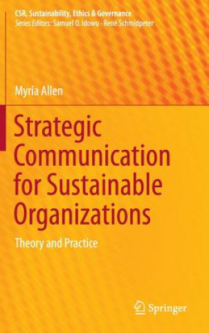 Книга Strategic Communication for Sustainable Organizations Myria Allen