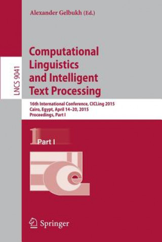 Carte Computational Linguistics and Intelligent Text Processing Alexander Gelbukh
