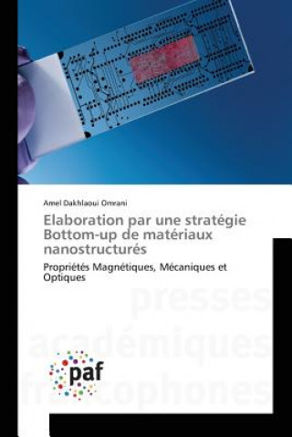 Carte Elaboration Par Une Strategie Bottom-Up de Materiaux Nanostructures Omrani-A