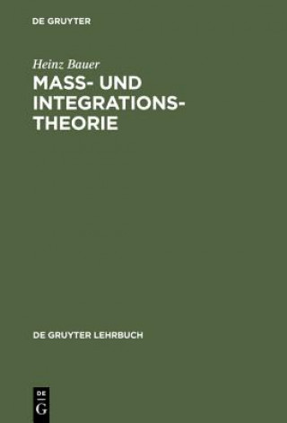 Book Mass- und Integrationstheorie Heinz Bauer