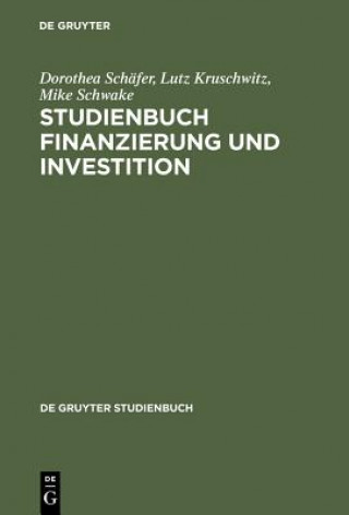 Kniha Studienbuch Finanzierung und Investition Dorothea Schafer