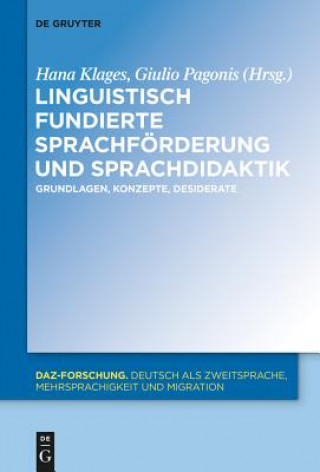 Książka Linguistisch fundierte Sprachfoerderung und Sprachdidaktik Hana Klages