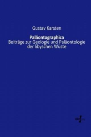 Książka Paläontographica Gustav Karsten
