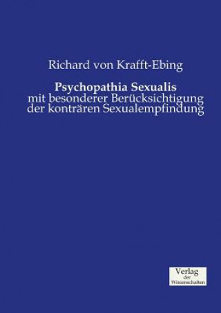 Libro Psychopathia Sexualis Richard Von Krafft-Ebing