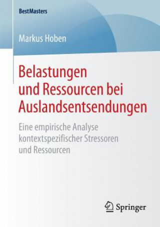 Buch Belastungen Und Ressourcen Bei Auslandsentsendungen Markus Hoben