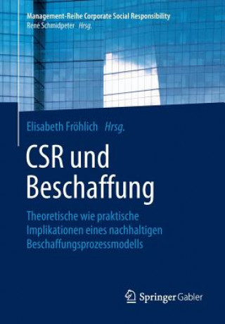 Kniha Csr Und Beschaffung Elisabeth Fröhlich