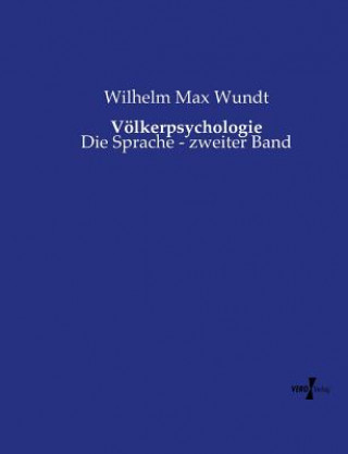 Книга Voelkerpsychologie Wilhelm Max Wundt