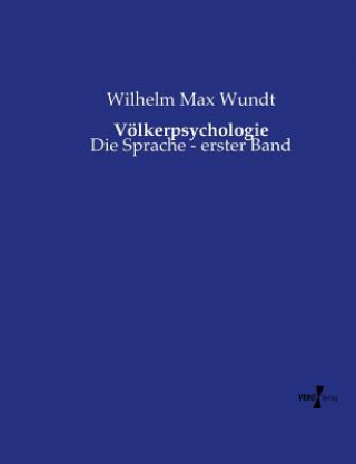 Βιβλίο Voelkerpsychologie Wilhelm Max Wundt