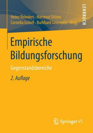 Kniha Empirische Bildungsforschung Heinz Reinders
