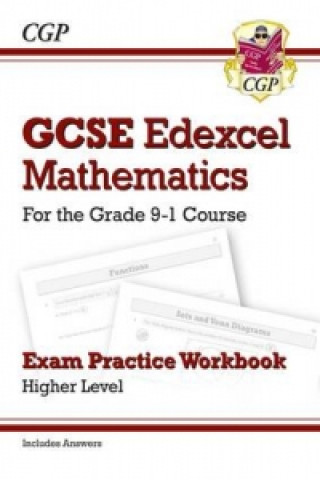 Könyv New GCSE Maths Edexcel Exam Practice Workbook: Higher - includes Video Solutions and Answers CGP Books