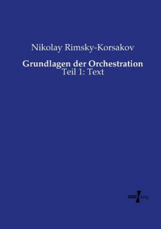 Książka Grundlagen der Orchestration Nikolay Rimsky-Korsakov