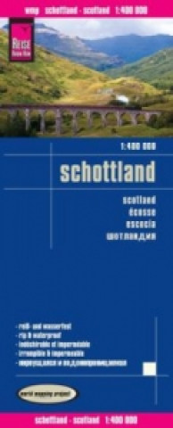 Nyomtatványok Reise Know-How Landkarte Schottland / Scotland (1:400.000) 
