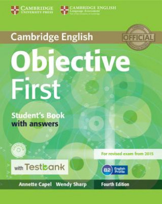 Книга Objective First Student's Book with Answers with CD-ROM with Testbank Annette Capel. Wendy Sharp