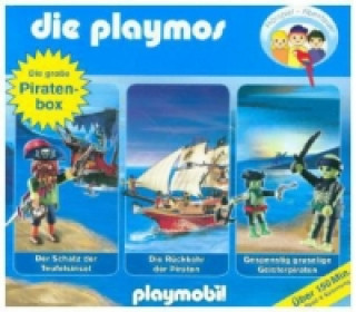 Audio Die Playmos - Die Playmos-Piratenbox, 3 Audio-CDs Nicolás Artajo
