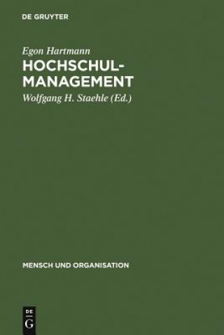 Kniha Hochschulmanagement Egon Hartmann