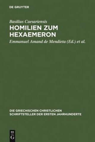 Buch Homilien zum Hexaemeron Basilius Caesariensis