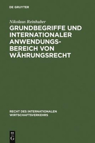 Carte Grundbegriffe Und Internationaler Anwendungsbereich Von Wahrungsrecht Nikolaus Reinhuber