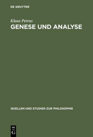 Kniha Genese und Analyse Klaus Petrus