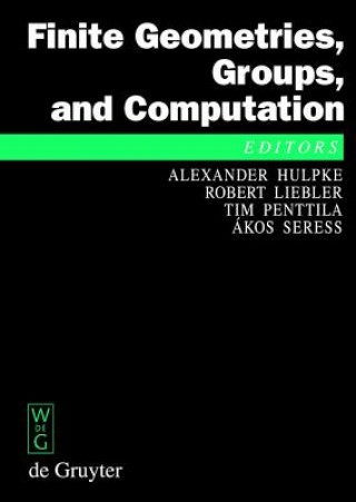 Buch Finite Geometries, Groups, and Computation Alexander Hulpke